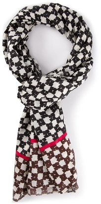 Marni geometric print scarf