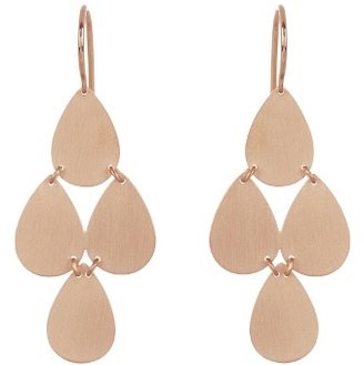 Irene Neuwirth Rose-gold chandelier earrings