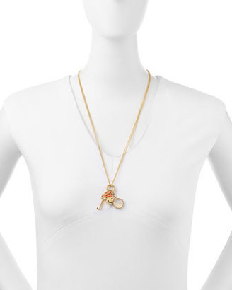 Marc by Marc Jacobs Key to My Heart Cluster Pendant Necklace