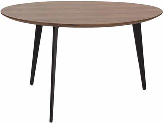 Cityside Contemporary Heston Side Table, Walnut, Walnut Veneer
