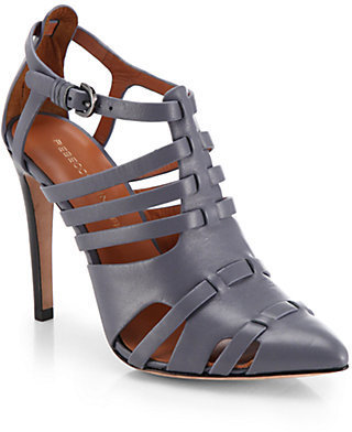 Rebecca Minkoff Leather Strappy High-Heel Sandals