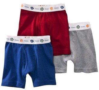 Hanes Toddler Boys 3 Pack Boxer Brief - Assorted Colors