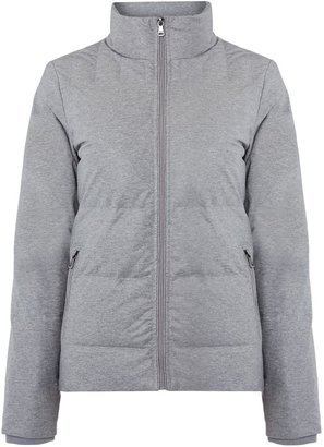 Calvin Klein Omiram coated jacket in light grey heather