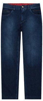 Billionaire Embroidered Pocket Format Fit Jeans