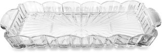 Bed Bath & Beyond Crystal Clear Alexandria Rectangle Tray with Handles