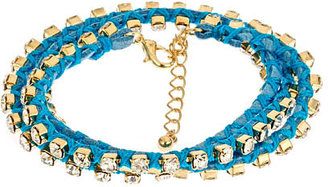 Blu Bijoux Crystal Wrap Bracelet