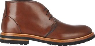 Antonio Maurizi Leather Chukka Boots-Brown