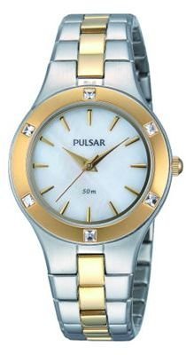 Pulsar Ladies two tone bracelet watch