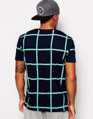ASOS T-Shirt With All Over Check Print