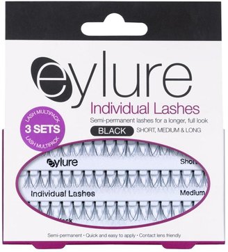 Eylure Individual False Eyelashes Short, Medium, Long Triple Pack