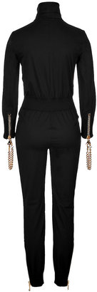 Moschino Cotton Jumpsuit with Chains Gr. 36