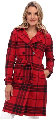 MICHAEL Michael Kors Double Breasted Long Trench Coat