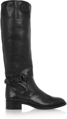 McQ Leather Knee Boots
