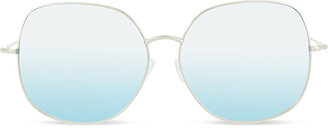 Matthew Williamson Jade Silver Mirror Lens Sunglasses MW90C3SUN - for Women