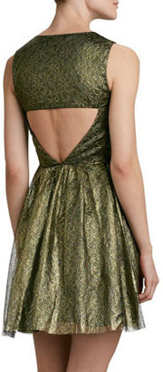 Erin Fetherston ERIN Open-Back Lace Cocktail Dress