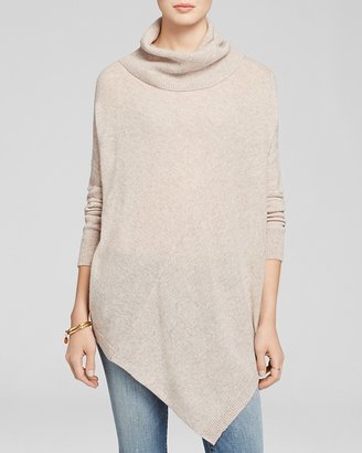 Aqua Cashmere Sweater - Karla Asymmetric Turtleneck