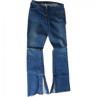 DKNY Blue Cotton Jeans