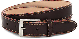 Paul Smith Multi-striped leather belt
