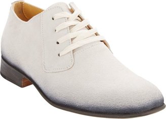 Esquivel Hand-Painted Suede Derbys-White