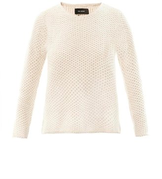 Isabel Marant Issac waffle-knit angora sweater