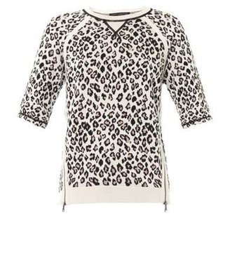 Marc by Marc Jacobs Sasha leopard sweater
