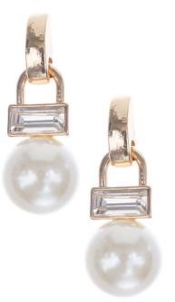 Anne Klein Uptown Girl Pearl Drop Earrings