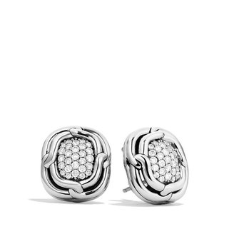 David Yurman Labyrinth Earrings with Diamonds