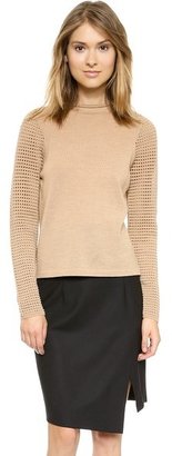 Milly Funnel Neck Sweater