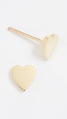 Jennifer Meyer 18k Gold Heart Stud Earrings