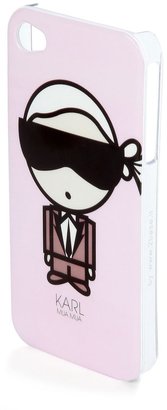 Mua Mua Karl Lagerfeld pink iPhone 4 case