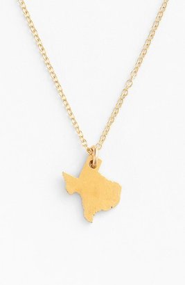 Dogeared Women's 'Reminder - I Heart Texas' Pendant Necklace