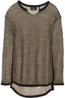 Line Serengeti open-knit linen-blend sweater