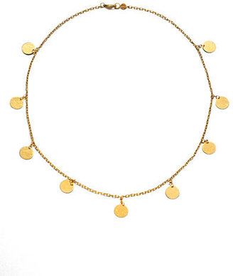 Gurhan 24K Yellow Gold Lush Disc Necklace
