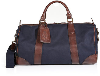 Polo Ralph Lauren Canvas/Leather Duffle Bag