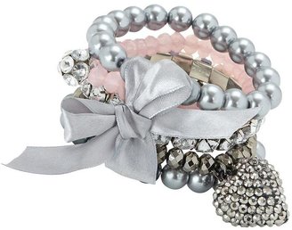 Lipsy Pearl Stretcg Bracelet Set
