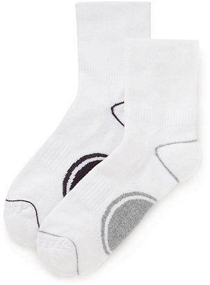 Marks and Spencer M&s Collection FreshfeetTM Sports Blister Resist Ankle Socks with Silver Technology 2 Pair Pack