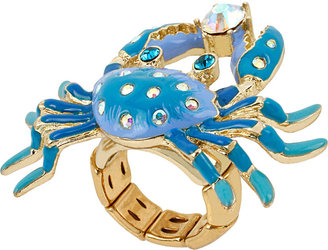 Betsey Johnson Feeling Crabby Crab Ring