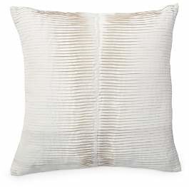 Donna Karan Tuxedo Pleated Decorative Pillow, 18 x 18