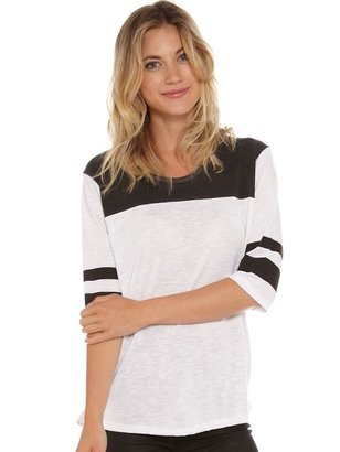 All About Eve Play Ball 3/4 Sleeve Tee