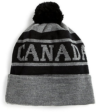 Canada Goose Logo Pom Hat