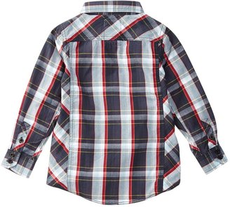 Micros Kevin Long Sleeve Woven Plaid Shirt (Toddler Boys)