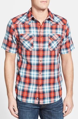 The North Face 'Marzo' Slim Fit Short Sleeve Plaid Sport Shirt
