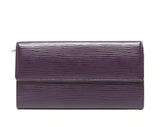Louis Vuitton Pre-Owned Cassis Epi Leather Sarah Wallet