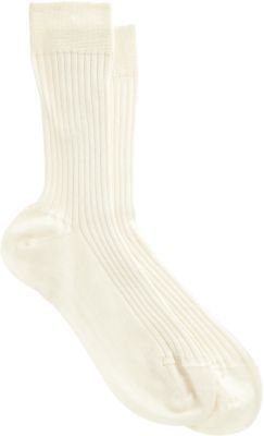Maria La Rosa Wide Ribbed Mid-Calf Sock