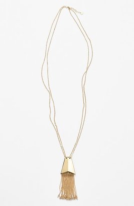 Jules Smith Designs Fringed Pendant Necklace