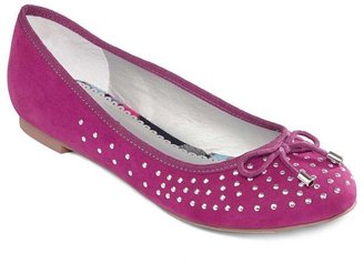 Arizona Franky Studded Ballet Flats with Tie Detail
