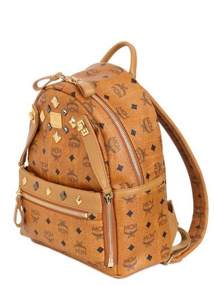 MCM Studded Dual Stark Small Backpack
