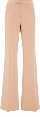 Derek Lam Double Faced Crepe Flared Trousers