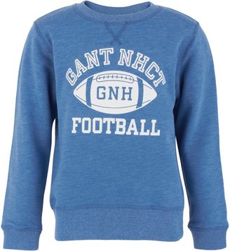Gant Blue Marl Football Sweatshirt