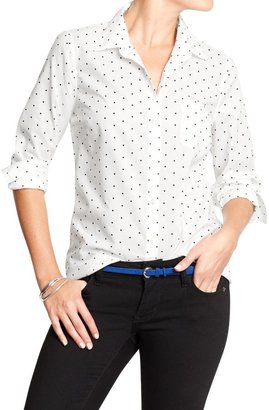 Old Navy Women's Polka-Dot Button-Front Shirts